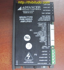 Brush type PWM servo amplifier